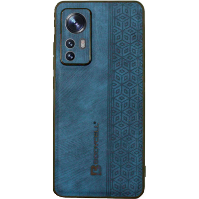 Bodycell Pattern Leather - Σκληρή Θήκη Xiaomi 12 / 12X - Blue (5206015068836)