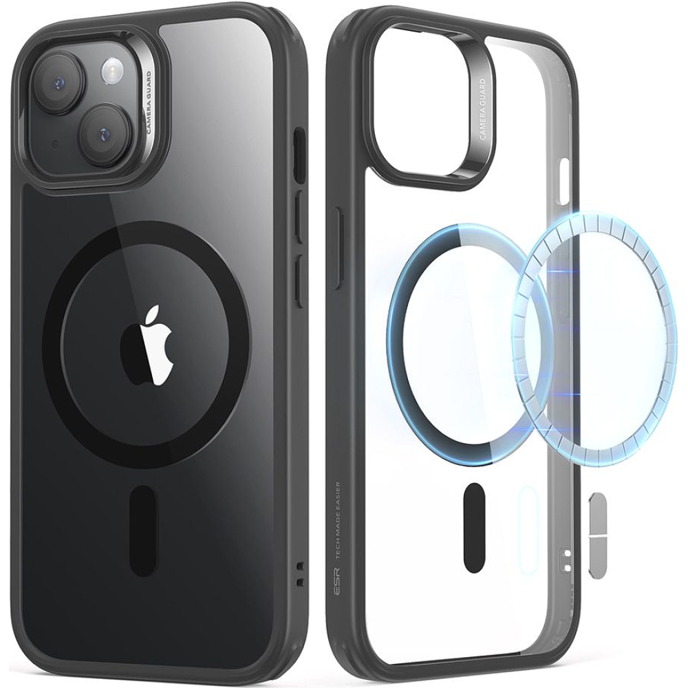 ESR Classic Hybrid HaloLock - Ανθεκτική MagSafe Θήκη Apple iPhone 15 Plus - Clear / Black (4894240178003)