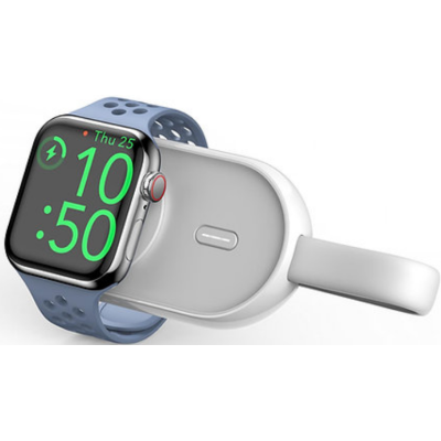 Veger W0102 Portable Charger for Apple Watch - Φορητός Ασύρματος Φορτιστής Apple Watch 1200mAh - 2.5W - White (6970453557205)