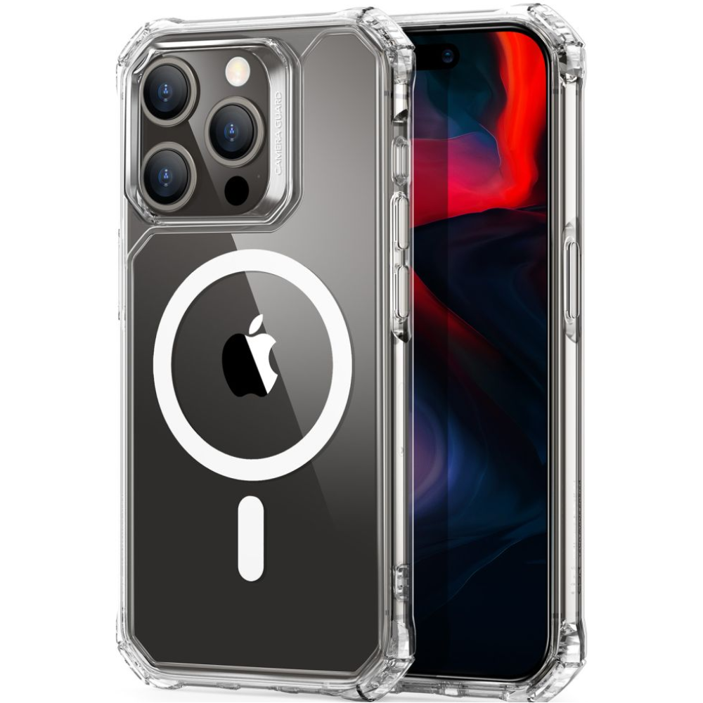 ESR Air Armor HaloLock - Διάφανη Ανθεκτική MagSafe Θήκη Apple iPhone 15 Pro Max - Clear (4894240178249)