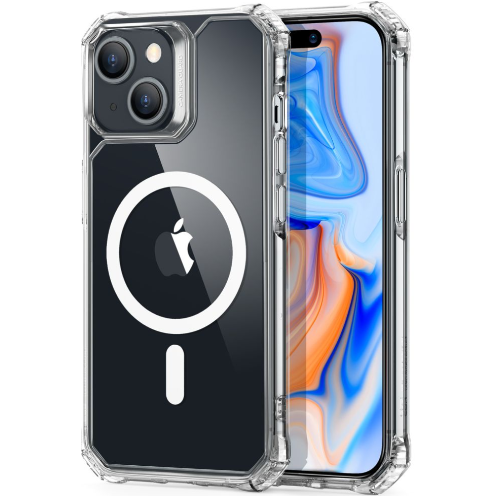 ESR Air Armor HaloLock - Διάφανη Ανθεκτική MagSafe Θήκη Apple iPhone 15 Plus - Clear (4894240173688)