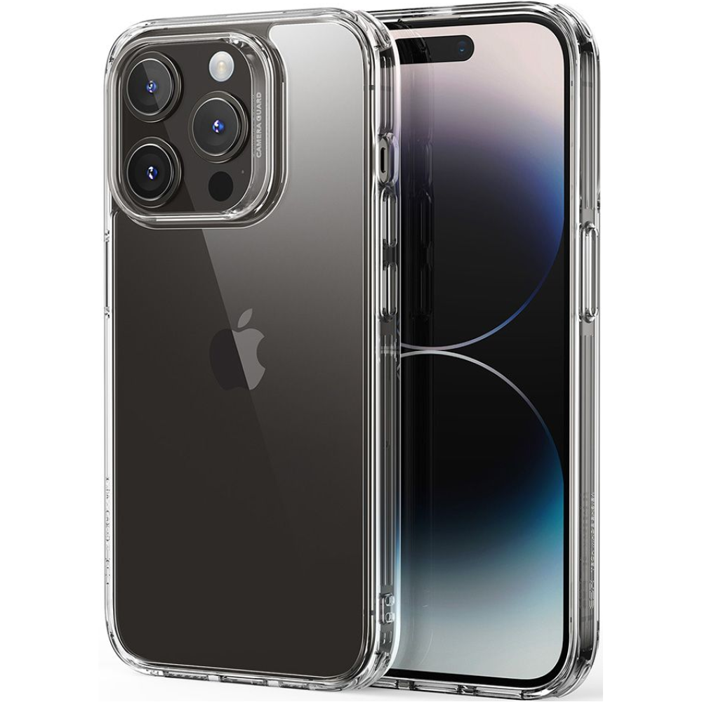 ESR Ice Shield Tempered Glass Case - Διάφανη Θήκη Apple iPhone 15 Pro - Clear (4894240173879)