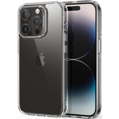 ESR Ice Shield Tempered Glass Case - Διάφανη Θήκη Apple iPhone 15 Pro - Clear (4894240173879)