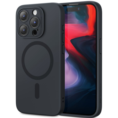 ESR Cloud Soft - MagSafe Θήκη Σιλικόνης Apple iPhone 15 Pro - Black (4894240178089)