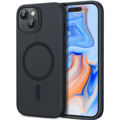 ESR Cloud Soft - MagSafe Θήκη Σιλικόνης Apple iPhone 15 Plus - Black (4894240178065)