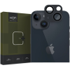 Hofi FullCam Pro+ - Μεταλλικό Προστατευτικό Κάλυμμα με Tempered Glass για Φακό Κάμερας - Apple iPhone 15 / 15 Plus - Black (9319456604559)