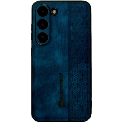 Bodycell Pattern Leather - Σκληρή Θήκη Samsung Galaxy S23 - Blue (5206015068812)