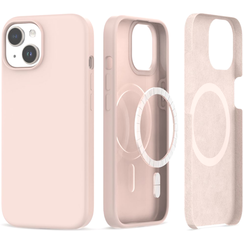 Tech-Protect Silicone MagSafe - Θήκη Σιλικόνης MagSafe Apple iPhone 15 Plus - Candy Pink (9319456604276)