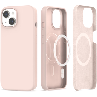 Tech-Protect Silicone MagSafe - Θήκη Σιλικόνης MagSafe Apple iPhone 15 Plus - Candy Pink (9319456604276)