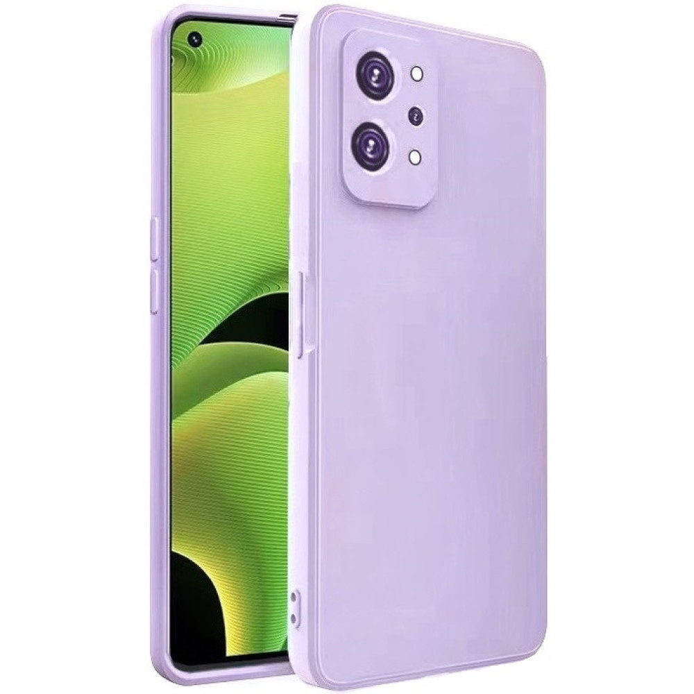 Bodycell Square Liquid Θήκη Σιλικόνης - Realme GT Neo 2 - Light Violet (5206015003516)