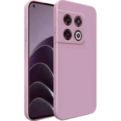 Bodycell Square Liquid Θήκη Σιλικόνης - OnePlus 10 Pro - Light Violet (5206015021121)