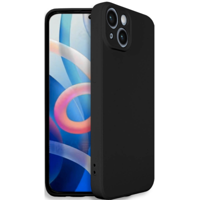 Bodycell Square Liquid Θήκη Σιλικόνης - Apple iPhone 14 Plus - Black (5206015016929)