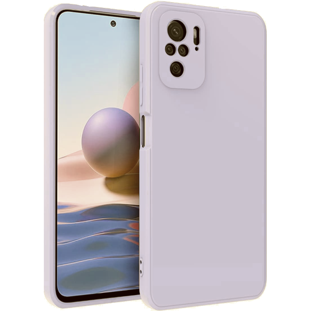 Bodycell Square Liquid Θήκη Σιλικόνης - Xiaomi Redmi Note 10 / Note 10S - Light Blue (5206015065279)