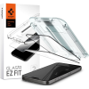 Spigen Tempered Glass GLAS.tR EZ Fit - FullFace Αντιχαρακτικό Γυαλί Προστασίας Οθόνης - Apple iPhone 15 Pro Max - 2 Τεμάχια - Black (AGL06873)