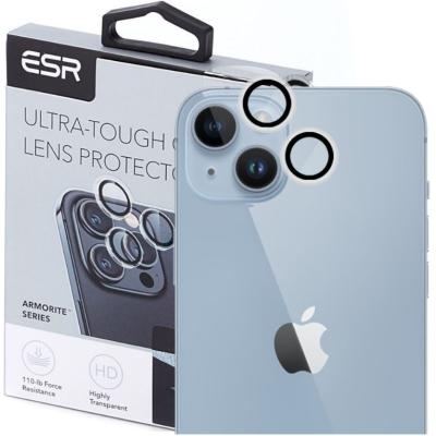 ESR Armorite Camera Lens Protectors - Αντιχαρακτικό Γυαλί Προστασίας για Φακό Κάμερας - Apple iPhone 15 / 15 Plus - Clear (4894240174043)