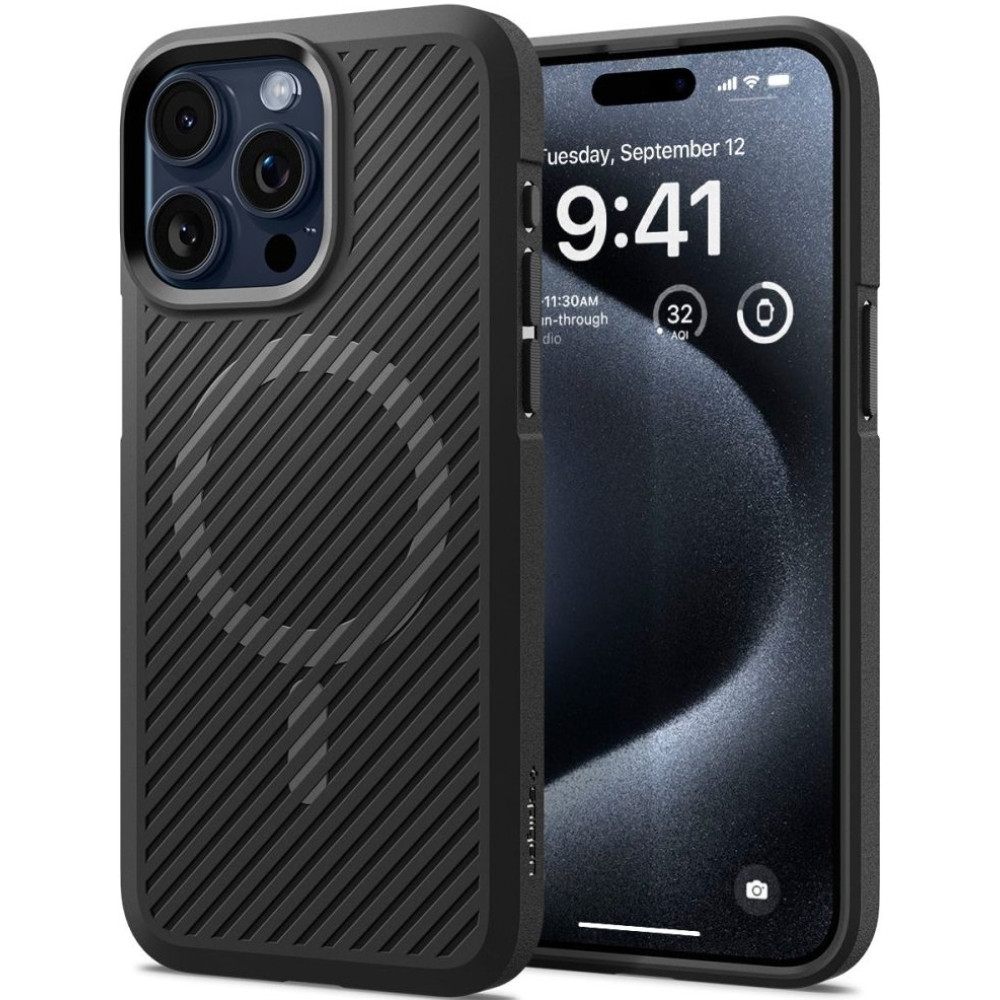 Spigen Core Armor MagFit - MagSafe Θήκη Apple iPhone 15 Pro Max - Matte Black (ACS06442)