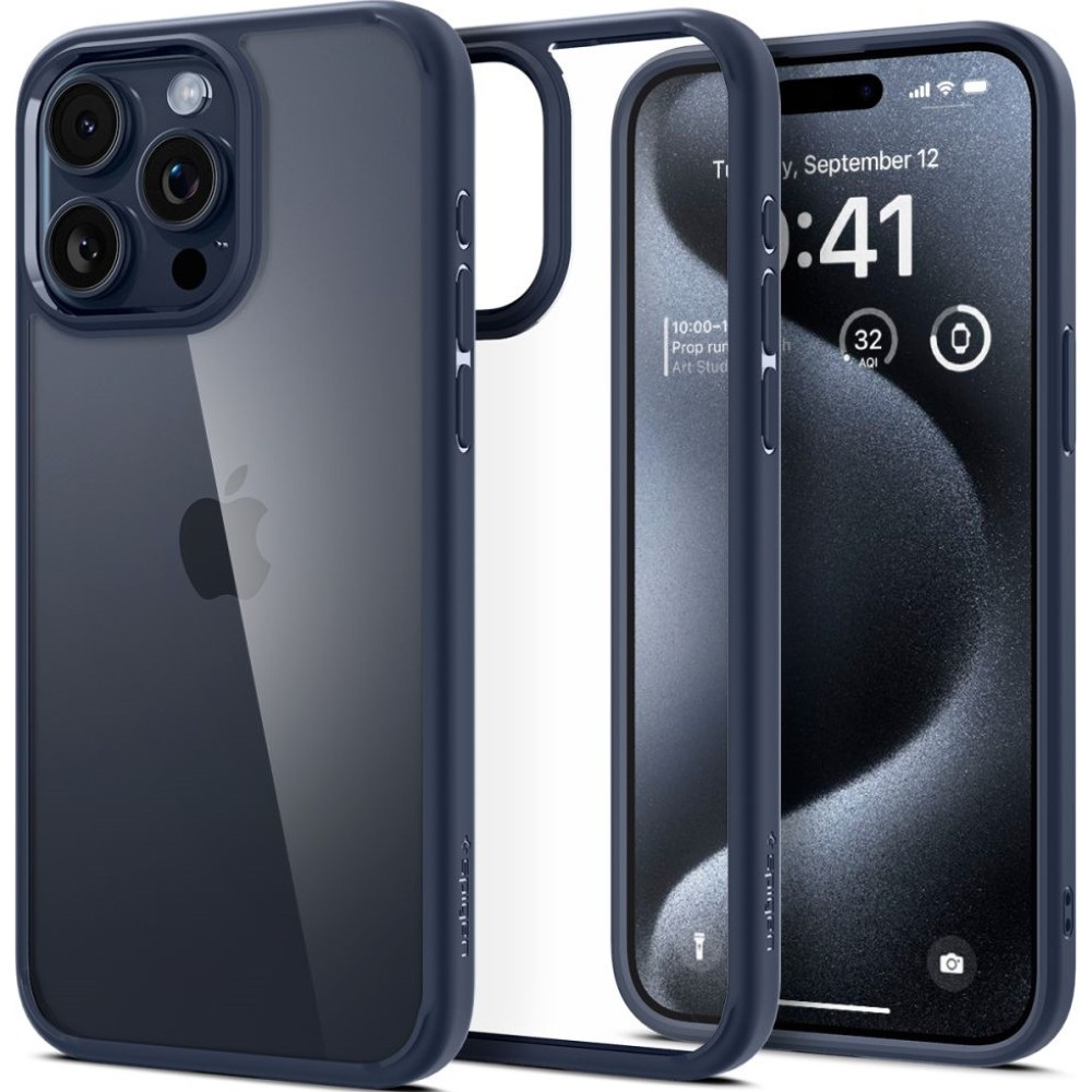 Spigen Ultra Hybrid Θήκη Apple iPhone 15 Pro - Navy Blue (ACS06711)