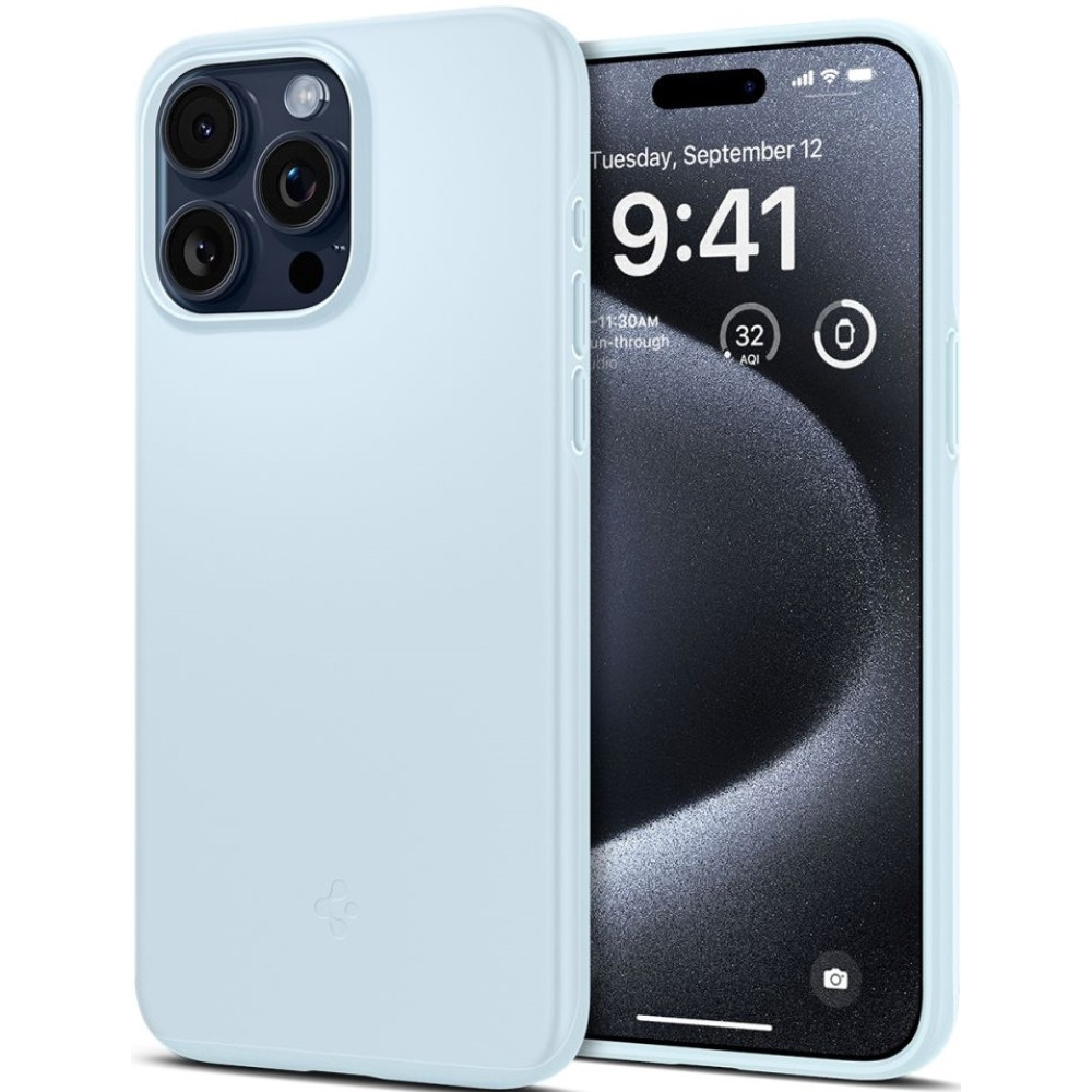 Spigen Θήκη Thin Fit - Apple iPhone 15 Pro - Mute Blue (ACS06693)