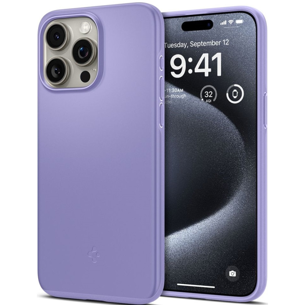 Spigen Θήκη Thin Fit - Apple iPhone 15 Pro - Iris Purple (ACS06692)