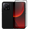 Vivid Σετ Θήκη Σιλικόνης & Full Face Tempered Glass - Xiaomi 13T / 13T Pro - Black (VIMAT323GLASSBK)