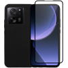 Vivid Σετ Θήκη Σιλικόνης & Full Face Tempered Glass - Xiaomi 13T / 13T Pro - Black (VIMAT324GLASSBK)