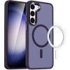 HappyCase Ημιδιάφανη Σκληρή Θήκη MagSafe - Samsung Galaxy S23 - Matte Purple (8719246412714)
