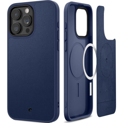 Spigen Cyrill Kajuk Mag Θήκη MagSafe με Λουράκι Χειρός - Apple iPhone 15 Pro Max - Navy (ACS07091)