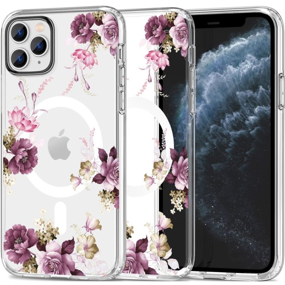 Tech-Protect MagMood - Σκληρή Θήκη MagSafe Apple iPhone 11 Pro - Spring Floral (9319456605884)