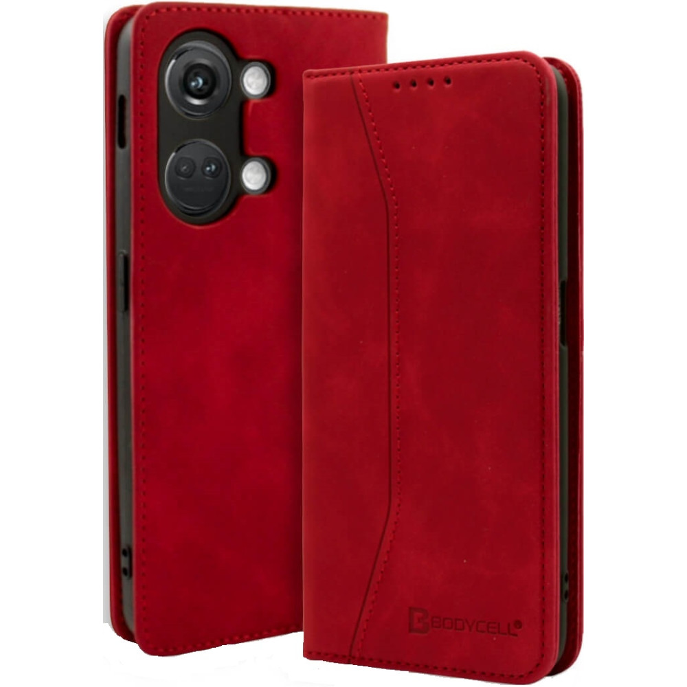 Bodycell Θήκη - Πορτοφόλι OnePlus Nord 3 - Red (5206015037740)