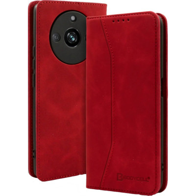Bodycell Θήκη - Πορτοφόλι Realme 11 Pro - Red (5206015026317)