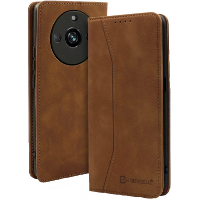 Bodycell Θήκη - Πορτοφόλι Realme 11 Pro - Brown (5206015037764)