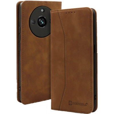 Bodycell Θήκη - Πορτοφόλι Realme 11 Pro Plus - Brown (5206015026461)