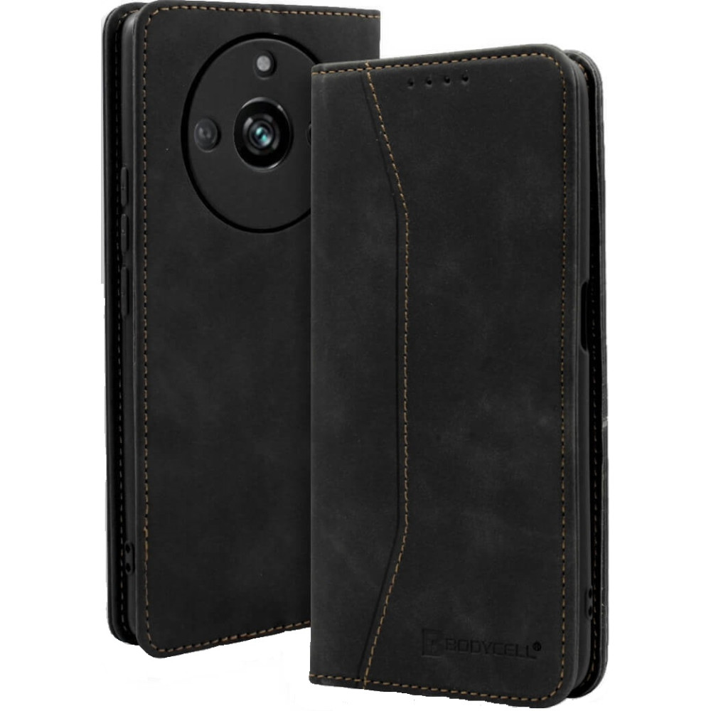 Bodycell Θήκη - Πορτοφόλι Realme 11 Pro Plus - Black (5206015026331)