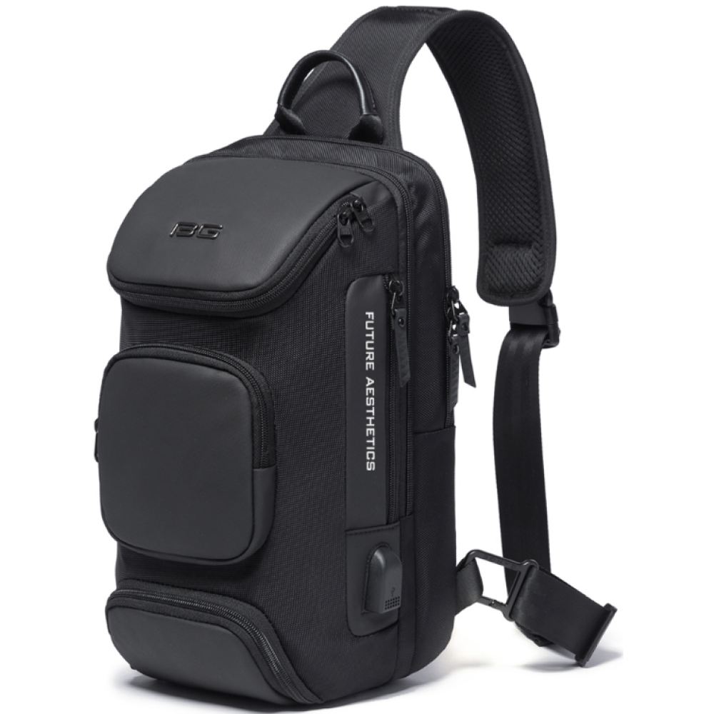 Bange 7086 - Ανδρικό Τσαντάκι Ώμου / Χιαστί Crossbody - 9L - Black