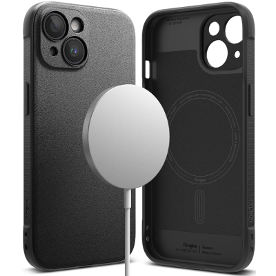 Ringke Onyx Magnetic - MagSafe Θήκη Σιλικόνης - Apple iPhone 15 - Black (8809919309325)
