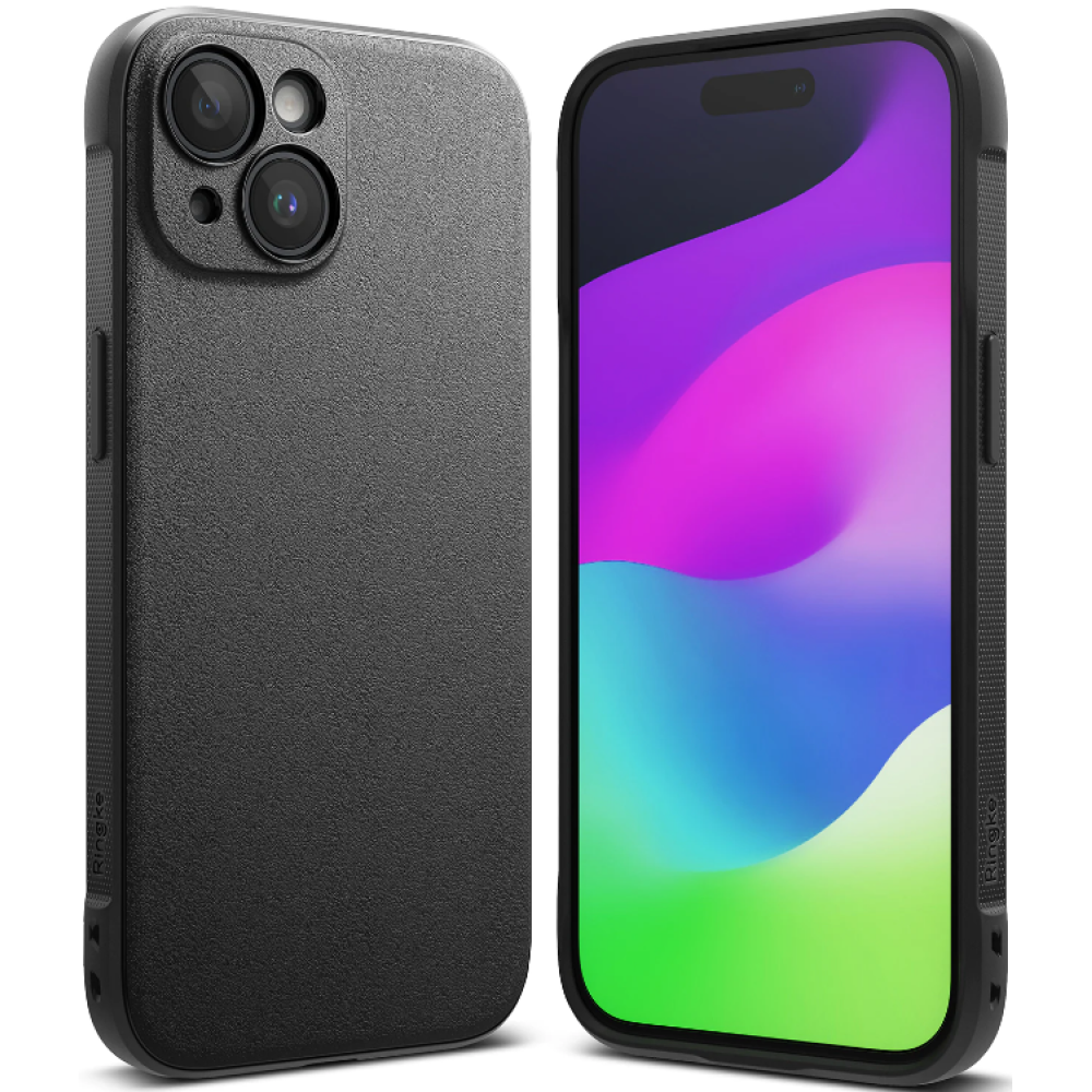 Ringke Onyx Θήκη Σιλικόνης - Apple iPhone 15 - Black (8809919309264)