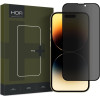 Hofi Anti Spy Pro+ Tempered Glass Privacy - Full Face Αντιχαρακτικό Γυαλί Προστασίας Απορρήτου Οθόνης - Apple iPhone 15 Pro Max - Black (9319456604672)