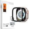 Spigen Tempered Glass GLAS.tR Slim Pro - Full Cover Αντιχαρακτικό Γυαλί Προστασίας Οθόνης με Μεταλλικό Πλαίσιο - Apple Watch Ultra 3 / Ultra 2 / Ultra 1 49mm - Black (AGL06163)