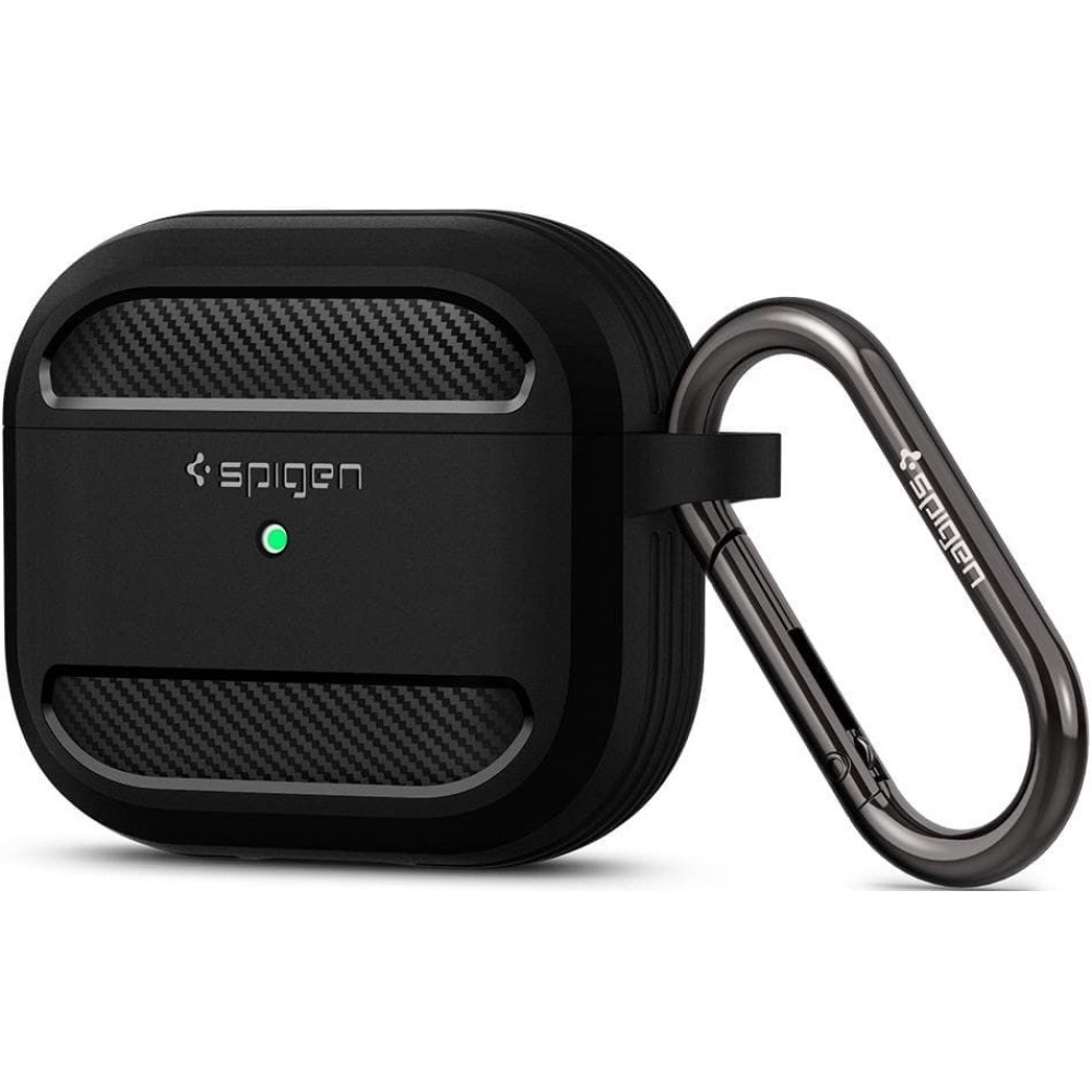 Spigen Rugged Armor Θήκη Apple AirPods 3rd Gen - Matte Black (ASD01978)