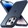 HappyCase Ημιδιάφανη Σκληρή Θήκη - Apple iPhone 14 Pro Max - Matte Dark Blue (8719246412523)