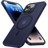 HappyCase Ημιδιάφανη Σκληρή Θήκη MagSafe - Apple iPhone 14 Pro Max - Matte Blue (8719246412288)