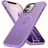 HappyCase Ημιδιάφανη Σκληρή Θήκη MagSafe - Apple iPhone 12 / 12 Pro - Matte Lila (8719246422102)