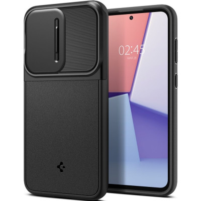 Spigen Optik Armor Θήκη με Κάλυμμα για την Κάμερα - Samsung Galaxy S23 FE - Black (ACS06380)
