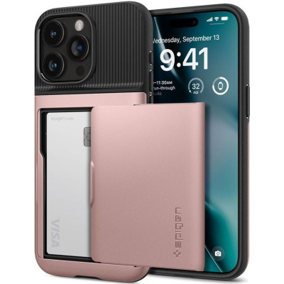 Spigen Slim Armor CS Θήκη Apple iPhone 15 Pro - Rose Gold (ACS06729)