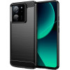 Tech-Protect Θήκη Σιλικόνης Carbon - Xiaomi 13T / 13T Pro - Black (9319456606072)