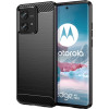 Tech-Protect Θήκη Σιλικόνης Carbon - Motorola Edge 40 Neo - Black (9319456606669)