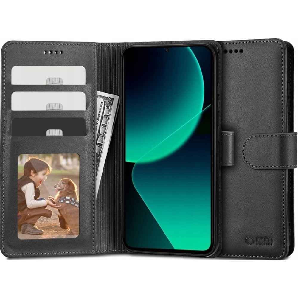 Tech-Protect Wallet - Θήκη Πορτοφόλι Xiaomi 13T / 13T Pro - Black (9319456606416)