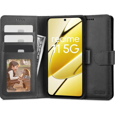 Tech-Protect Wallet - Θήκη Πορτοφόλι Realme 11 5G - Black (9319456607208)