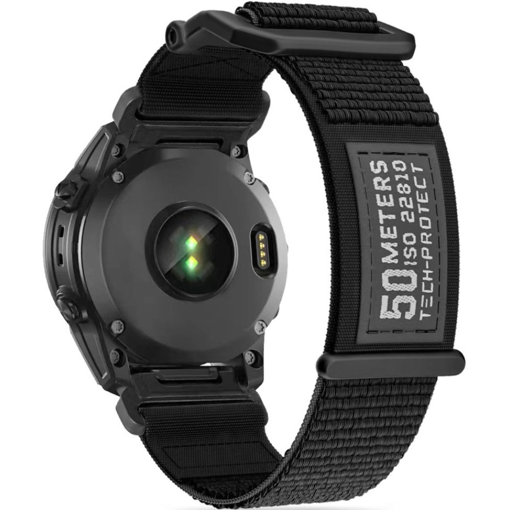 Tech-Protect Λουράκι Scout - Garmin Fenix 3/5X/3HR/5X Plus/6X/6X Pro/7X/8 (51mm) - Black (9319456605556)