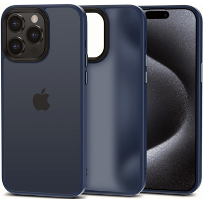 Tech-Protect MagMat - Σκληρή Ημιδιάφανη Θήκη Apple iPhone 15 Pro - Matte Navy (9319456606584)